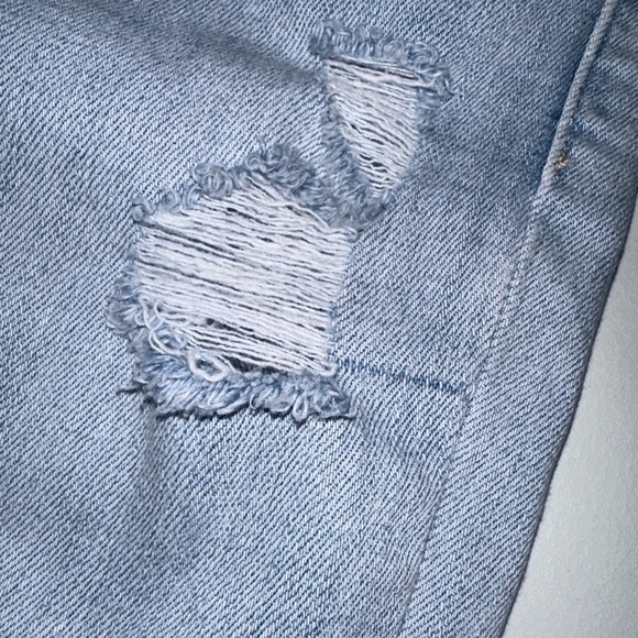 Levis 721 Sz 29 X30 Women's High Rise Skinny Jeans Distressed Destroyed - Picture 15 of 15